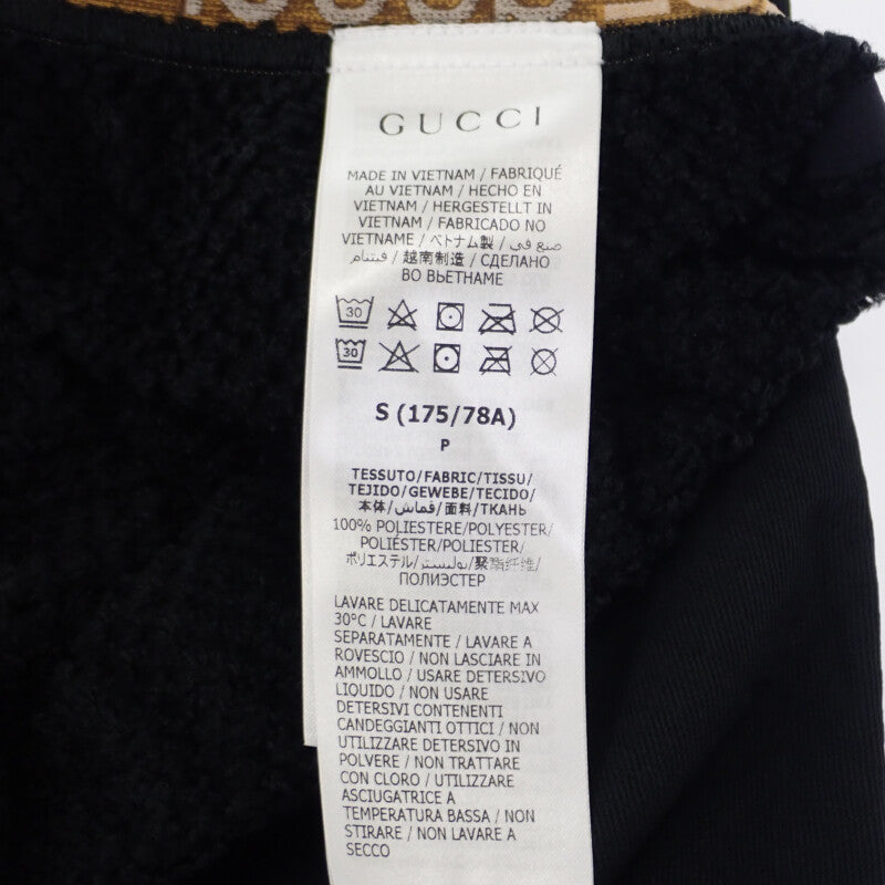 GUCCI GUCCI THE NORTH FACE 聯名款 登山長褲 S 663910 聚酯纖維 黑色 男款【中古】【SA級】