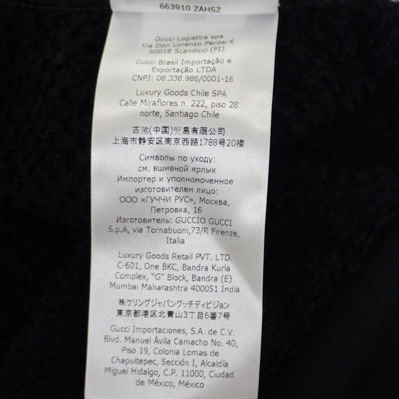 GUCCI GUCCI THE NORTH FACE 聯名款 登山長褲 S 663910 聚酯纖維 黑色 男款【中古】【SA級】