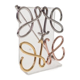 ロエベ LOEWE アナグラム J000245X10 ブローチ メタル マルチカラー レディース【中古】【ABランク】