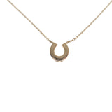 ヴァンドーム VANDOME ホースシュー AGVN624840DI ネックレス リバーシブル K18イエローゴールド ダイヤモンド レディース【中古】【Aランク】