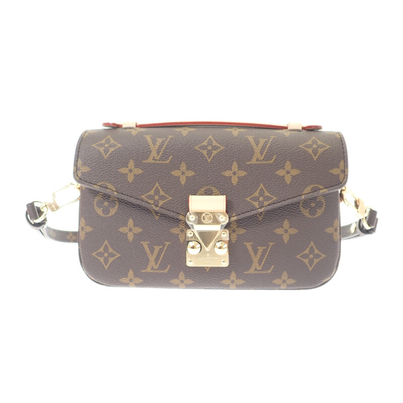 ルイヴィトン LOUIS VUITTON ポシェット・メティス EW M46279 ハンドバッグ モノグラムキャンバス ブラウン ゴールド金具 レディース メンズ【中古】【Sランク】