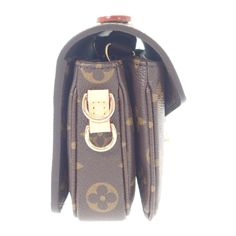 ルイヴィトン LOUIS VUITTON ポシェット・メティス EW M46279 ハンドバッグ モノグラムキャンバス ブラウン ゴールド金具 レディース メンズ【中古】【Sランク】
