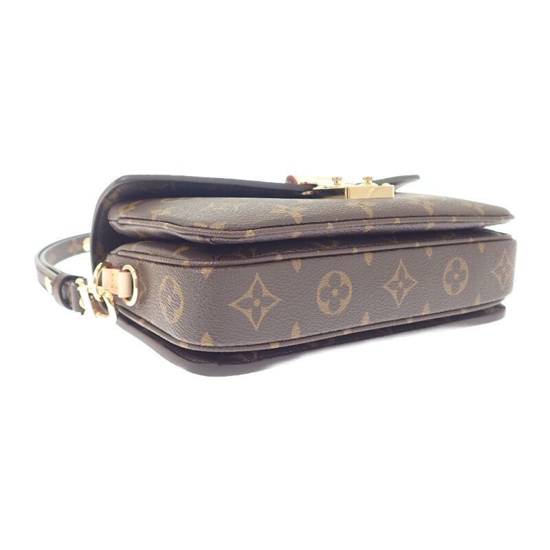 ルイヴィトン LOUIS VUITTON ポシェット・メティス EW M46279 ハンドバッグ モノグラムキャンバス ブラウン ゴールド金具 レディース メンズ【中古】【Sランク】