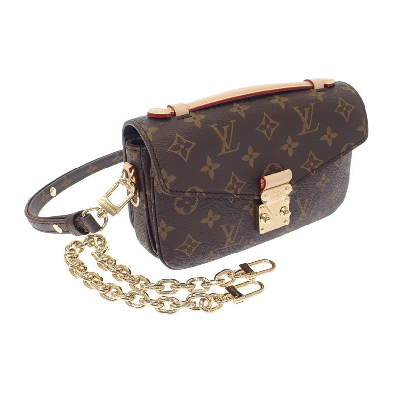 ルイヴィトン LOUIS VUITTON ポシェット・メティス EW M46279 ハンドバッグ モノグラムキャンバス ブラウン ゴールド金具 レディース メンズ【中古】【Sランク】