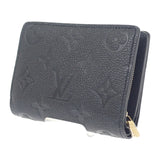 【中古】ルイヴィトン LOUIS VUITTON ポルトフォイユ・クレア コインケース M80151 モノグラム 二つ折り財布 モノグラムアンプラント ブラック メンズ【Sランク】