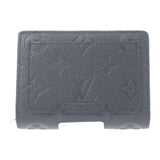 【中古】ルイヴィトン LOUIS VUITTON ポルトフォイユ・クレア コインケース M80151 モノグラム 二つ折り財布 モノグラムアンプラント ブラック メンズ【Sランク】