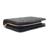 【中古】ルイヴィトン LOUIS VUITTON ポルトフォイユ・クレア コインケース M80151 モノグラム 二つ折り財布 モノグラムアンプラント ブラック メンズ【Sランク】