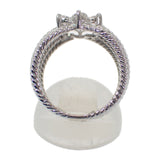 ダミアーニ Damiani ジュエリー リング K18ホワイトゴールド 12号 ダイヤモンド レディース【中古】【Aランク】