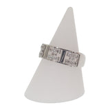 K18WG デザインジュエリー 14.5号 リング K18ホワイトゴールド ダイヤモンド レディース【中古】【Aランク】