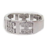 K18WG デザインジュエリー 14.5号 リング K18ホワイトゴールド ダイヤモンド レディース【中古】【Aランク】