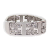 K18WG デザインジュエリー 14.5号 リング K18ホワイトゴールド ダイヤモンド レディース【中古】【Aランク】