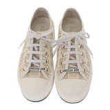 クリスチャンディオール Christian Dior ウォーキン ディオール KCK250DJE_S62K スニーカー コットン キャンバス ホワイト 24.0cm レディース【中古】【ABランク】