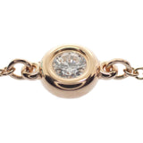 【中古】ティファニー TIFFANY&Co. バイザヤード 60148438 ブレスレット K18ピンクゴールド ダイヤモンド レディース【SAランク】