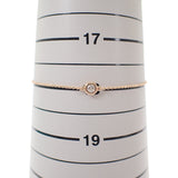 【中古】ティファニー TIFFANY&Co. バイザヤード 60148438 ブレスレット K18ピンクゴールド ダイヤモンド レディース【SAランク】