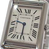 カルティエ CARTIER タンクマストLM WSTA0052 腕時計 ステンレススチール クオーツ シルバー文字盤 メンズ【中古】【Aランク】