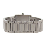 カルティエ CARTIER タンクマストLM WSTA0052 腕時計 ステンレススチール クオーツ シルバー文字盤 メンズ【中古】【Aランク】