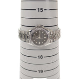 チューダー TUDOR モナーク ダイヤモンドベゼル 15810 腕時計 ステンレススチール クオーツ ブラック文字盤 レディース【中古】【Aランク】