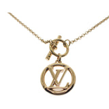 【中古】ルイヴィトン LOUIS VUITTON コリエ・ベイビールイーズ M00598 ネックレス メタル ゴールド レディース【Aランク】