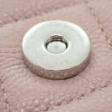 シャネル CHANEL クラシック ショルダー AP0250 ウォレットチェーン キャビアスキン ピンク シルバー金具 レディース【中古】【Aランク】