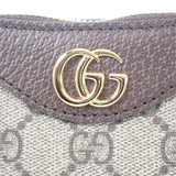 グッチ GUCCI スモール オフィディア 735132_FABLE_9442 ショルダーバッグ レザー ブラウン ベージュ レディース【中古】【SAランク】