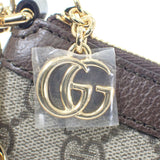 グッチ GUCCI スモール オフィディア 735132_FABLE_9442 ショルダーバッグ レザー ブラウン ベージュ レディース【中古】【SAランク】