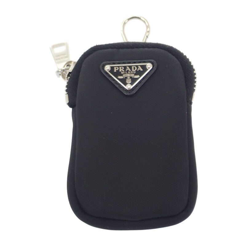 プラダ PRADA パデッドRe-Nylon 1BC151 ショルダーバッグ ナイロン ブラック シルバー金具 レディース【中古】【Aランク】