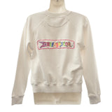 エルメス HERMES CHEVALOSCOP 23SS 36 3E4626DA スウェット コットン ホワイト ネオン メンズ レディース【中古】【SAランク】