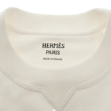 エルメス HERMES CHEVALOSCOP 23SS 36 3E4626DA スウェット コットン ホワイト ネオン メンズ レディース【中古】【SAランク】