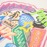 エルメス HERMES CHEVALOSCOP 23SS 36 3E4626DA スウェット コットン ホワイト ネオン メンズ レディース【中古】【SAランク】