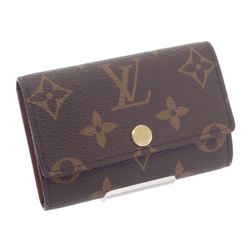 ルイヴィトン LOUIS VUITTON ミュルティクレ 6 M62630 キーケース モノグラムキャンバス ブラウン メンズ レディース【中古】【Aランク】