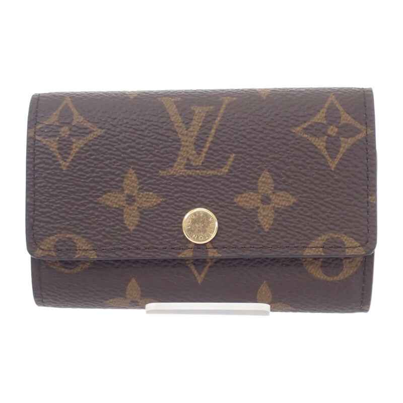 ルイヴィトン LOUIS VUITTON ミュルティクレ 6 M62630 キーケース モノグラムキャンバス ブラウン メンズ レディース【中古】【Aランク】