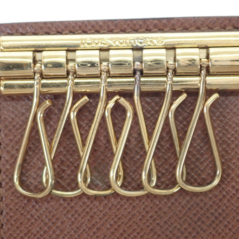 ルイヴィトン LOUIS VUITTON ミュルティクレ 6 M62630 キーケース モノグラムキャンバス ブラウン メンズ レディース【中古】【Aランク】