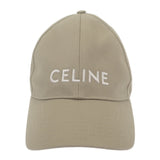 セリーヌ CELINE ベースボール 2AUS9228R.02BG キャップ コットン ベージュ メンズ レディース【中古】【Aランク】