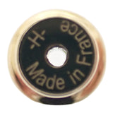 エルメス HERMES アミュレットエスケトル ピアス メタル バッファローホーン ブラウン ゴールド金具 レディース【中古】【ABランク】