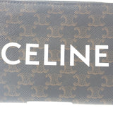 セリーヌ CELINE コインパース 10C662CA2-38NO コインケース トリオンフキャンバス ブラック ブラウン レディース【中古】【Aランク】