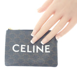 セリーヌ CELINE コインパース 10C662CA2-38NO コインケース トリオンフキャンバス ブラック ブラウン レディース【中古】【Aランク】