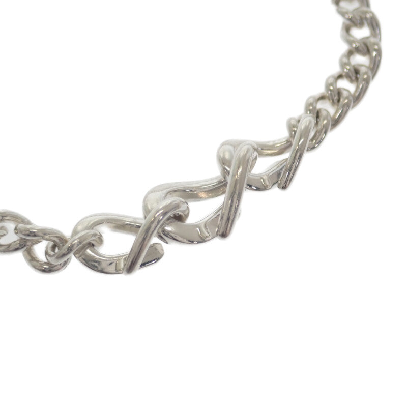 蒂芙尼 TIFFANY&Co. Link 小型純銀高拋光手鍊 73229642 純銀925 男士女士【中古】【A級品】