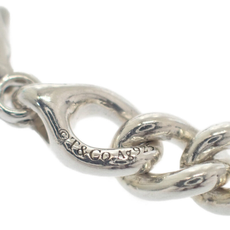 蒂芙尼 TIFFANY&Co. Link 小型純銀高拋光手鍊 73229642 純銀925 男士女士【中古】【A級品】
