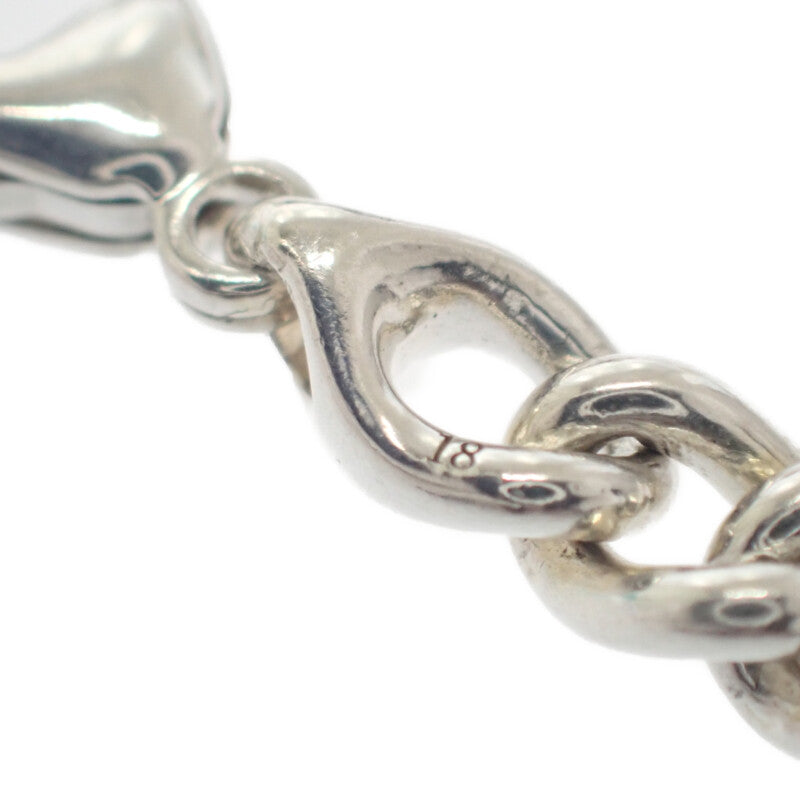 蒂芙尼 TIFFANY&Co. Link 小型純銀高拋光手鍊 73229642 純銀925 男士女士【中古】【A級品】