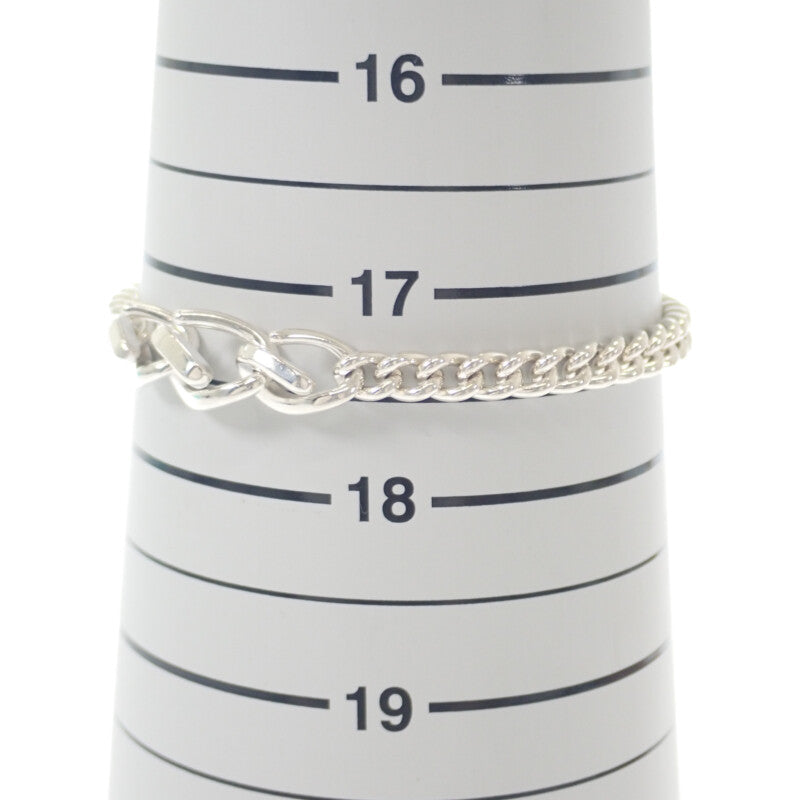 蒂芙尼 TIFFANY&Co. Link 小型純銀高拋光手鍊 73229642 純銀925 男士女士【中古】【A級品】