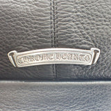 【中古】クロムハーツ CHROME HEARTS スナットパック 2232-304-7200-0900 ボディバッグ レザー ブラック メンズ【Bランク】
