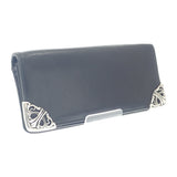 【中古】クロムハーツ CHROME HEARTS シングルフォールドウォレット 2246-304-0041-0900 札入れ レザー ブラック メンズ【ABランク】
