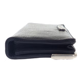 【中古】クロムハーツ CHROME HEARTS シングルフォールドウォレット 2246-304-0041-0900 札入れ レザー ブラック メンズ【ABランク】