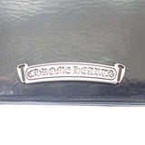 【中古】クロムハーツ CHROME HEARTS シングルフォールドウォレット 2246-304-0041-0900 札入れ レザー ブラック メンズ【ABランク】