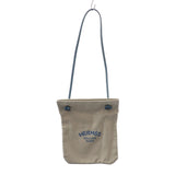 エルメス HERMES アリーヌPM ショルダーバッグ レザー トワルシェブロン アイボリー ブルー メンズ レディース【中古】【Aランク】