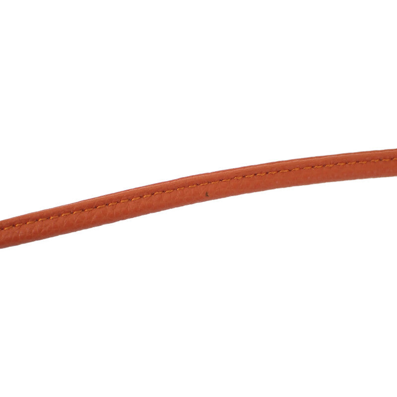 エルメス HERMES アリーヌPM ショルダーバッグ レザー トワルシェブロン アイボリー オレンジ メンズ レディース【中古】【Aランク】