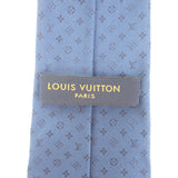ルイヴィトン LOUIS VUITTON ネオモノグラミッシム M75988 ネクタイ シルク ネイビー メンズ【中古】【SAランク】