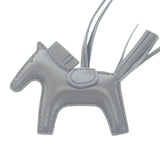 エルメス HERMES ロデオチャームPM W刻印 バッグチャーム ラムスキン アニューミロ ソーブラック レディース【中古】【SAランク】