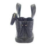 【中古】プラダ PRADA スモールキルトレザー 1BG548 2WAYバッグ ショルダーバッグ レザー ブラック ゴールド金具 レディース【Aランク】