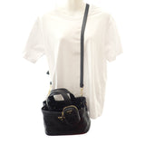 【中古】プラダ PRADA スモールキルトレザー 1BG548 2WAYバッグ ショルダーバッグ レザー ブラック ゴールド金具 レディース【Aランク】